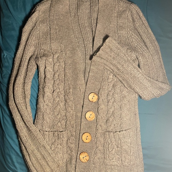 Twenty one, knit sweater, grey, small - Picture 1 of 5